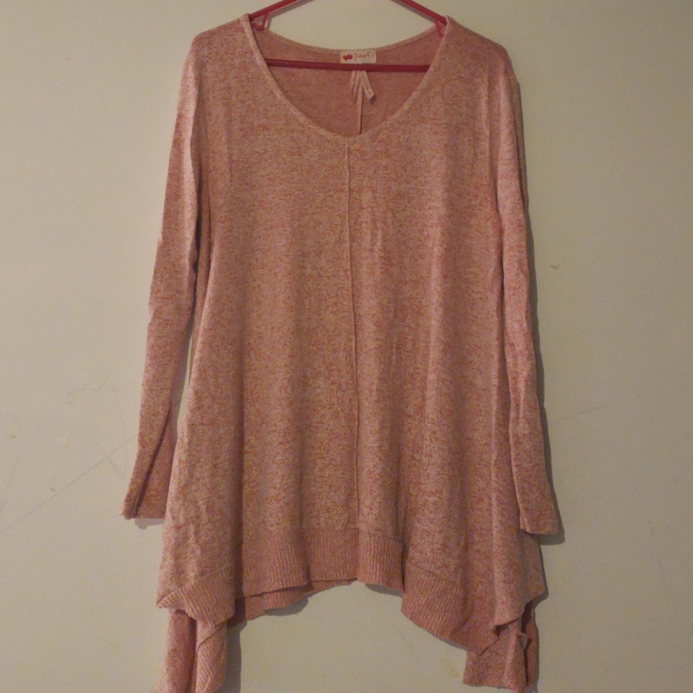 Long sleeve pink shirt
